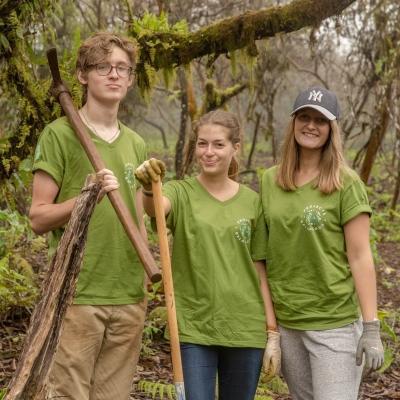Projects Abroad Conservation volunteers work to protect indigenous species in the Galapagos on our project for teenagers Volunteers work with children and help protect the environment in Ecuador on our project for teenagers